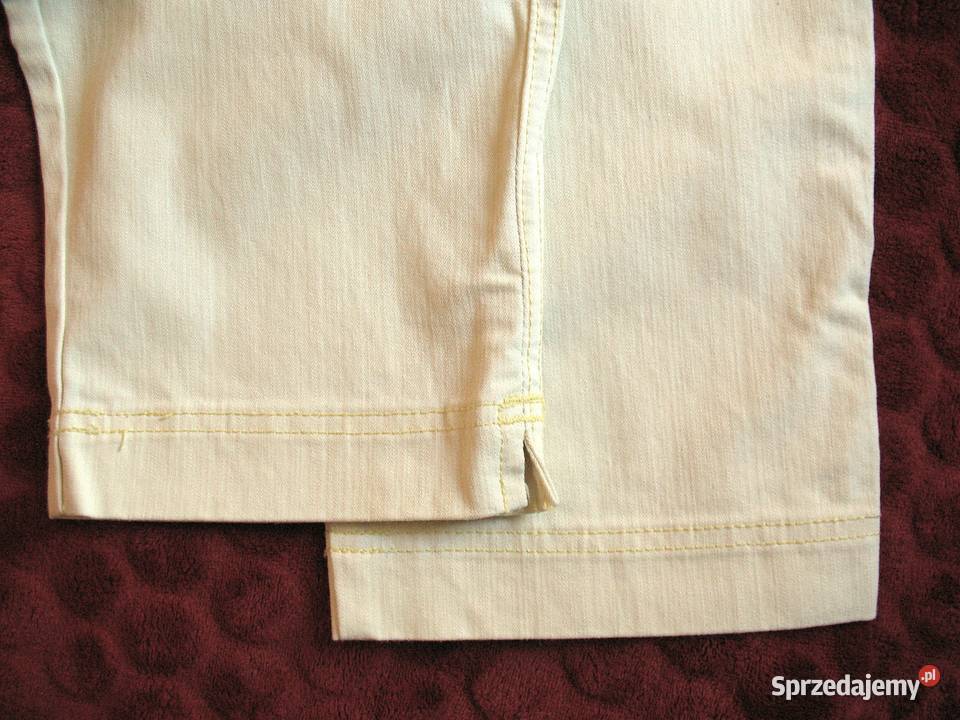 Spodnie damskie jeans 40 L biodra 98 Bermudy mazowieckie Siedlce