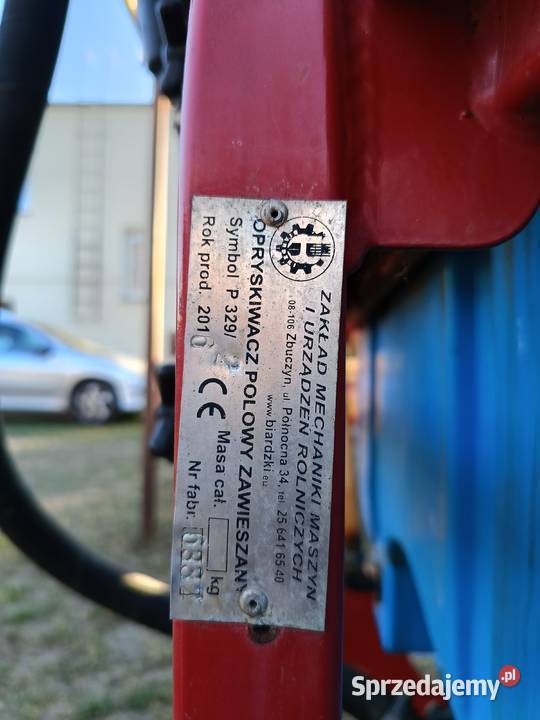 Opryskiwacz biardzki 400l 12m Skoki