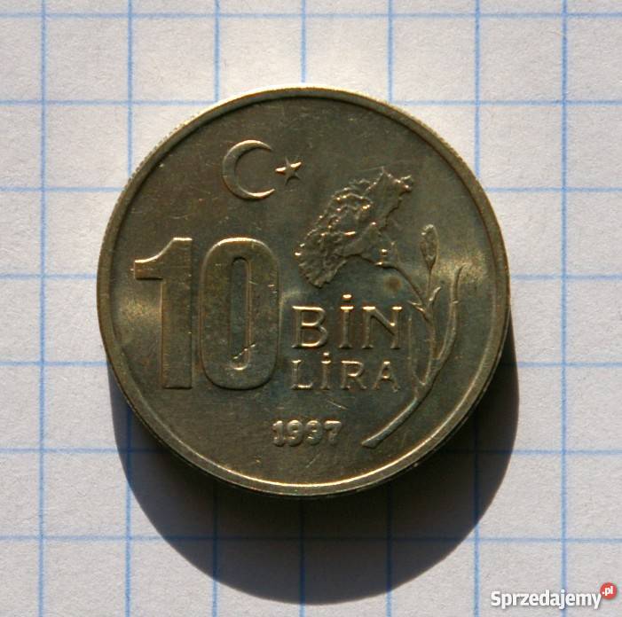 10 000 LIRA 10 BIN LIRA 1997 TURCJA Parczew