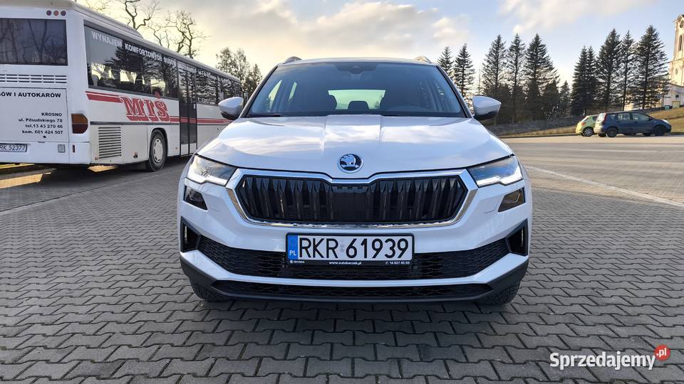 SKODA KAROQ 15 TSI Style 2023 salon przebieg 27 czujnik parkowania Dukla sprzedam