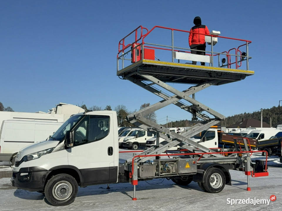 Iveco Zwyżka Podnośnik Nożycowy Franke FHB 63 wspomaganie kierownicy Widełki sprzedam