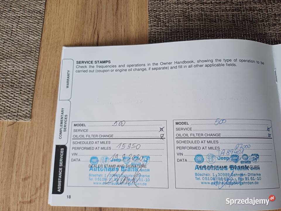 Fiat 500 12 benz Stan przebieg 62 udokumentowany