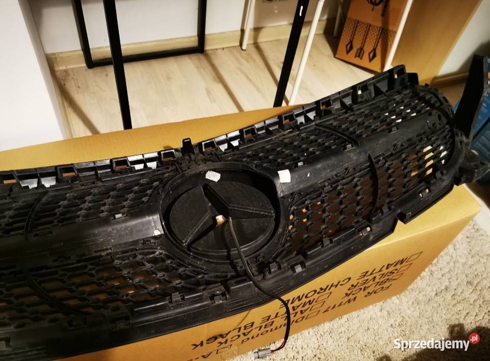 Mercedes CLA grill diamond kratki zderzaka wielkopolskie