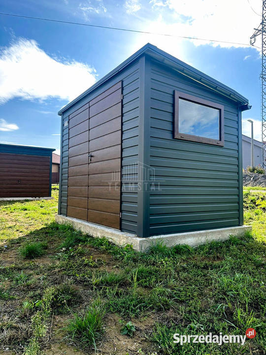 Schowek Domek Ogrodowy 25x2m Brama Dwuskrzydłowa