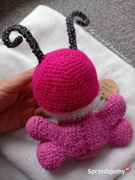 Maskotkazabawka motyl na szydełku Katowice