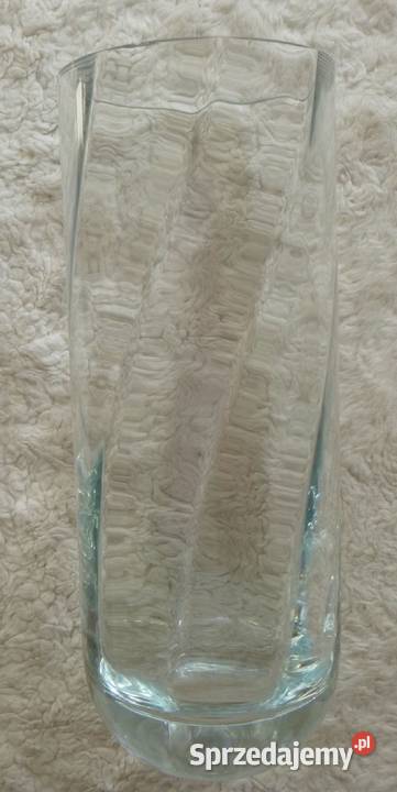 Wazon szklany przezroczysty 25 Wyposażenie wnętrz Warszawa