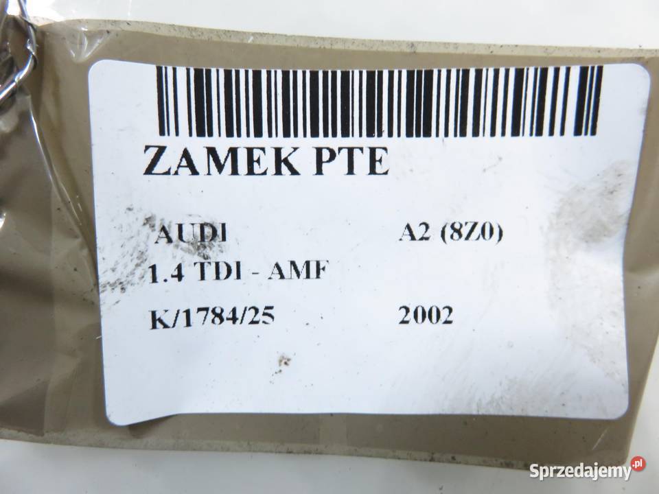 ZAMEK PRAWY TYLNY AUDI A2 8Z0 8Z0839016D Zamki, wkładki i kluczyki