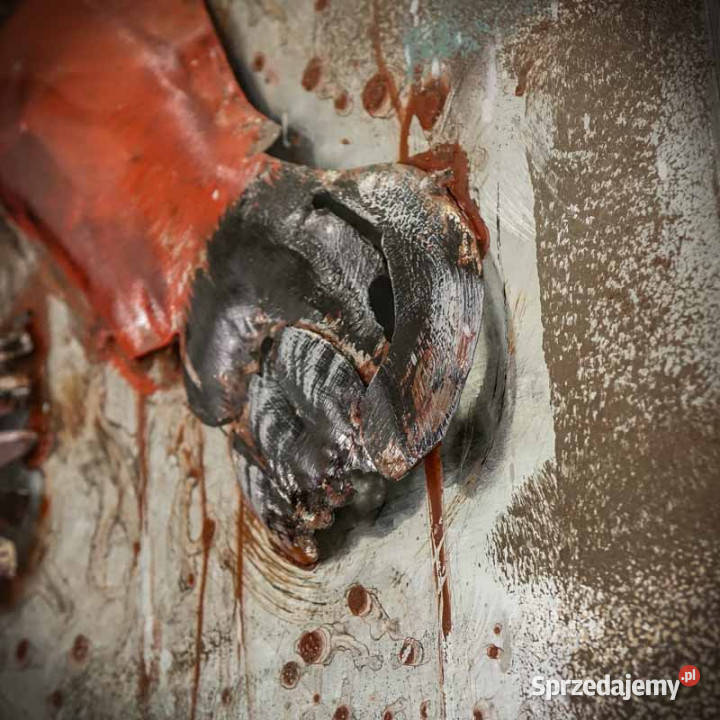 Obraz metalowy 3D LOFT DESZCZ 1 60x120 Chmielnik