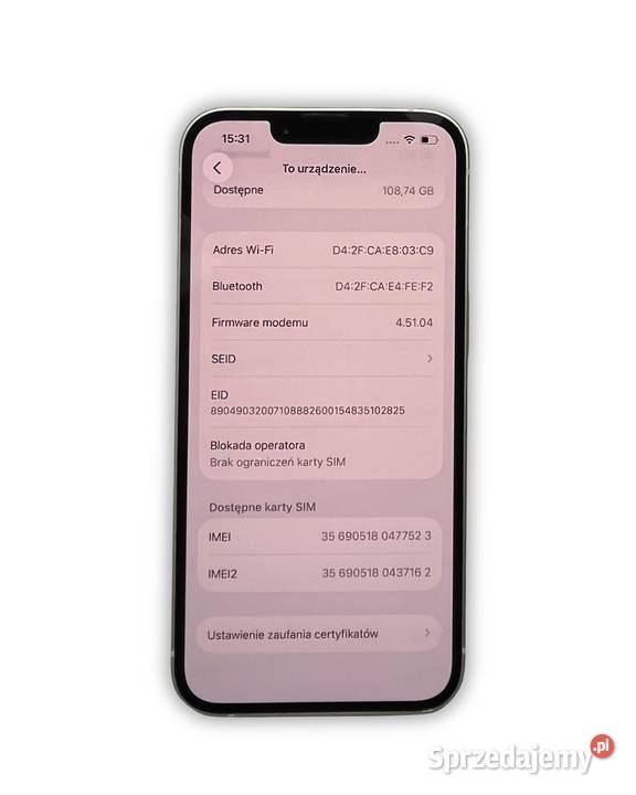iPhone 14 128GB 84 kondycji OKAZJA Cmolas