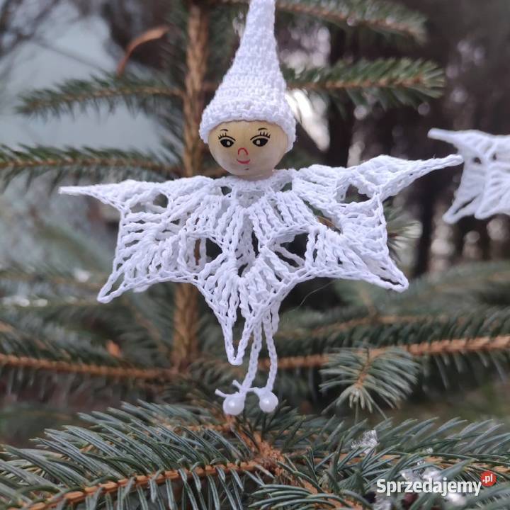 Ozdoba szydełkowa na choinkę Turek