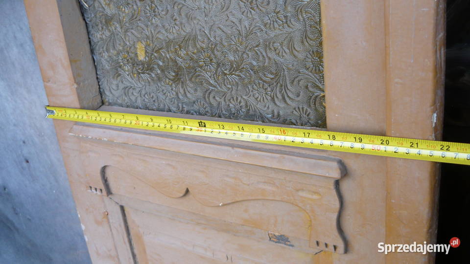 Stare drzwi drewniane dwuskrzydłowe zabytkowe Pozostałe