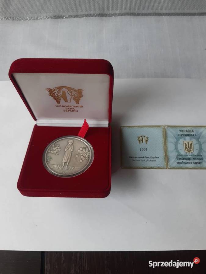 UKRAINA 20 UAH Wielki Głód oksydowana 2007