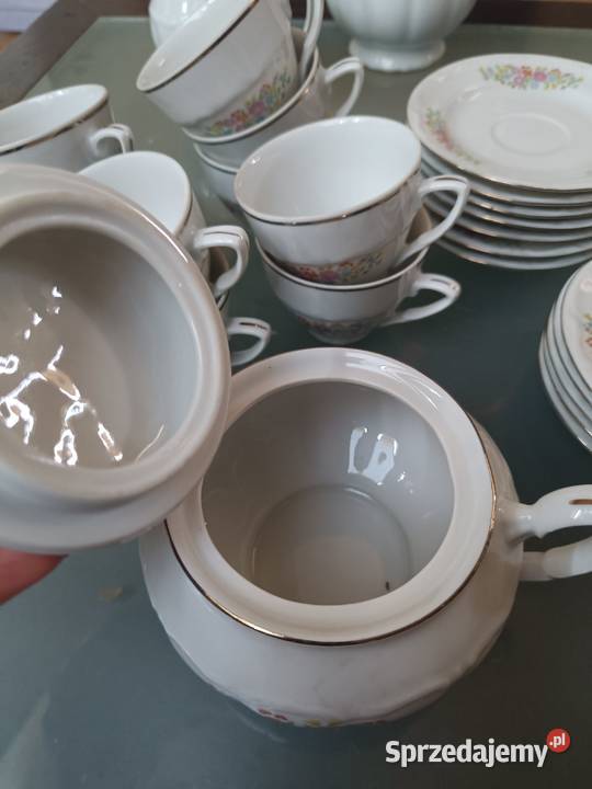 Serwis kawowy Stara porcelana śląskie Tychy