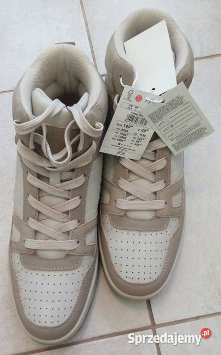 Nowe półbuty sneakersy marki Reserved