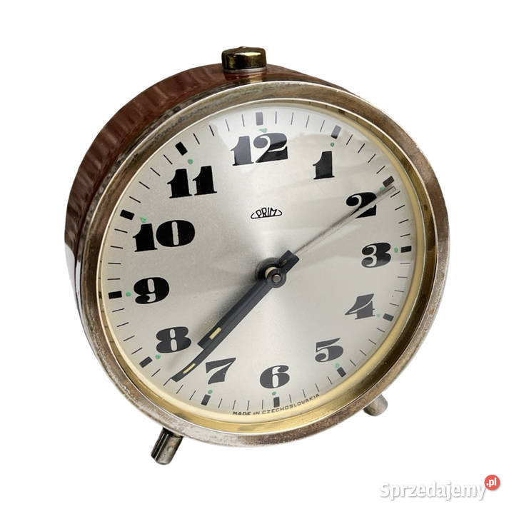 Budzik PRIM mechaniczny zegar vintage mazowieckie sprzedam
