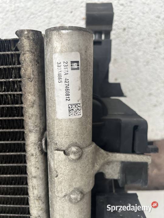 Komplet chłodnic z wentylatorami Opel Zafira C