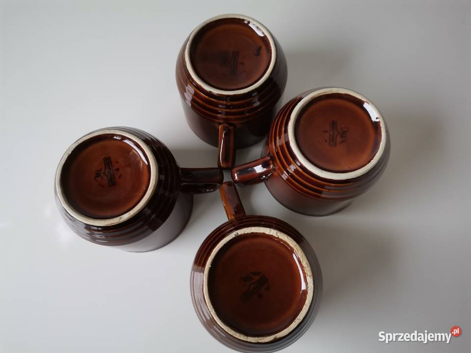 Stary nieużywany kubek Mi 4 sztuki porcelit śląskie Katowice