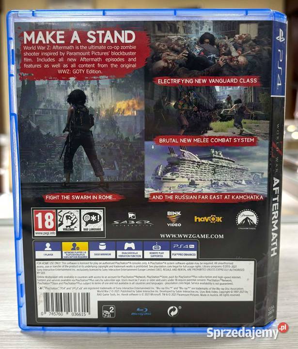Gra 4 World War Z Aftermath Elbląg