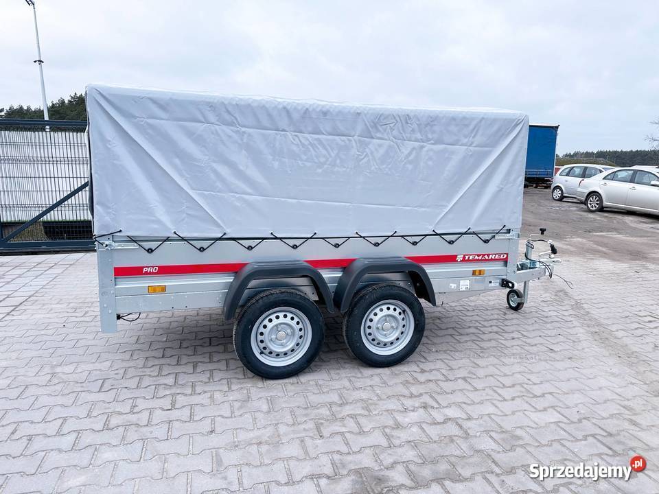 Przyczepka TEMARED PRO 26122 DMC 750 burtowa z burtowe