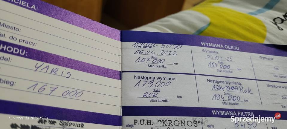 Sprzedam Toyotę Yaris 13 Motoryzacja Dąbrowa Górnicza sprzedam