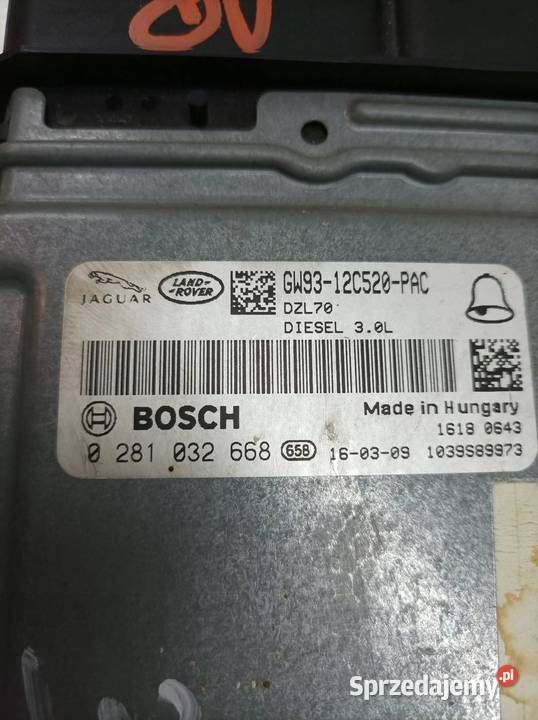 STEROWNIK SILNIKA GW9312C520PAC 0281032668 Range