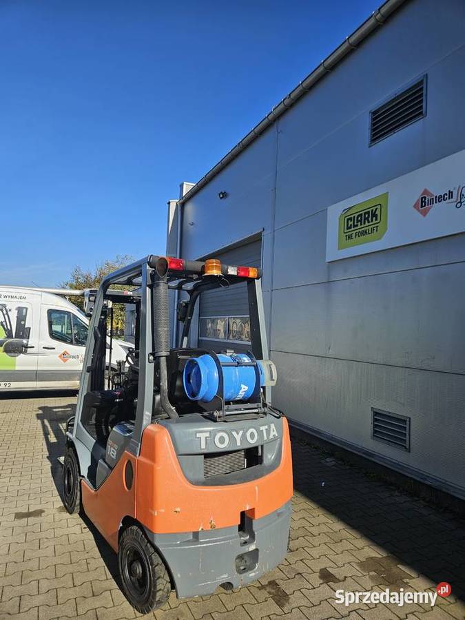Toyota 8FGF18F wózek czołowy LPG Wrocław sprzedam