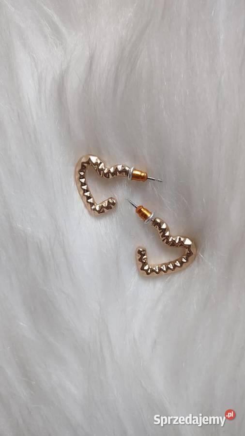 Kolczyki serduszka Olkusz