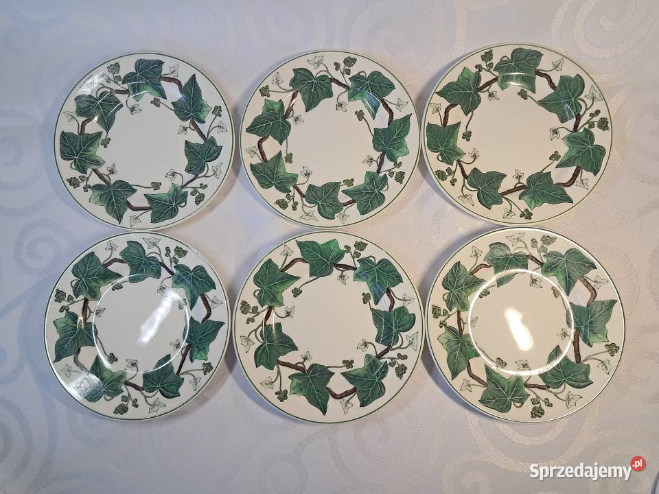 Oryginalny komplet 6 talerzyków Wedgwood Strzelce Krajeńskie