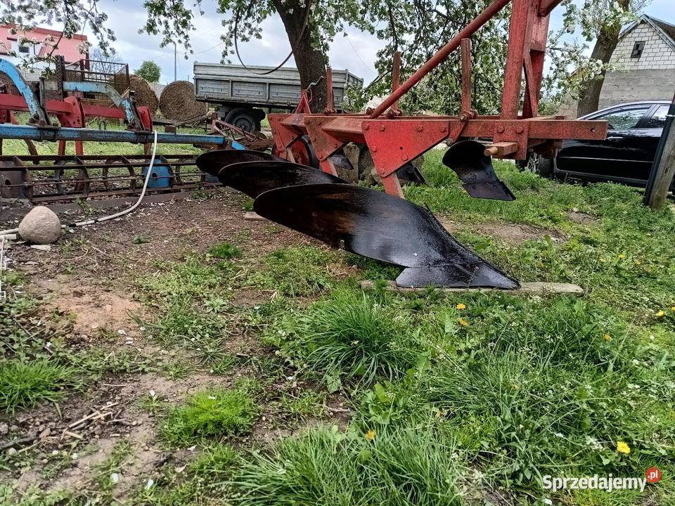 Pług 4 skibowy zagonowy Overum 3 skibowy Skiold nieuszkodzony Kłodawa sprzedam