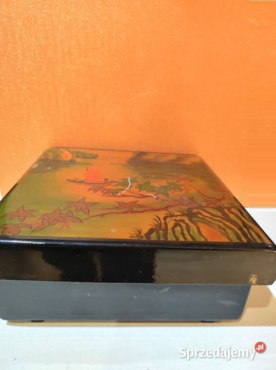 szkatułka skrzynka pudełko z laki ręcznie Kielce sprzedam