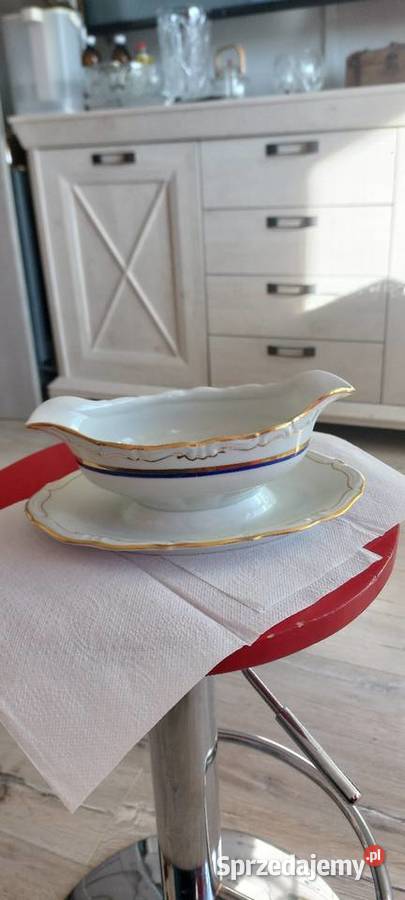 Waza I sosjerka porcelana Wawel Porcelana i szkło