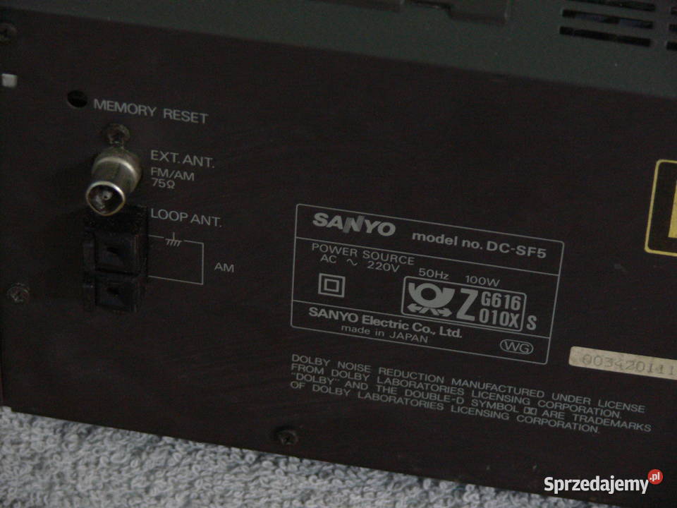 Wieża Sanyo DCFS5 pilot WYSYŁKA Jasło