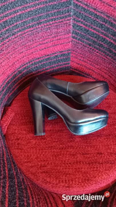 Czółenka damskie wysoki obcas skóra 38 Nowy Sącz