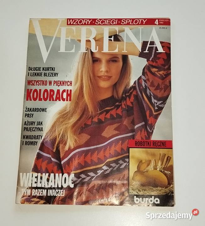 Burda Verenarobótki na drutach robótki ręczne Pozostałe Warszawa