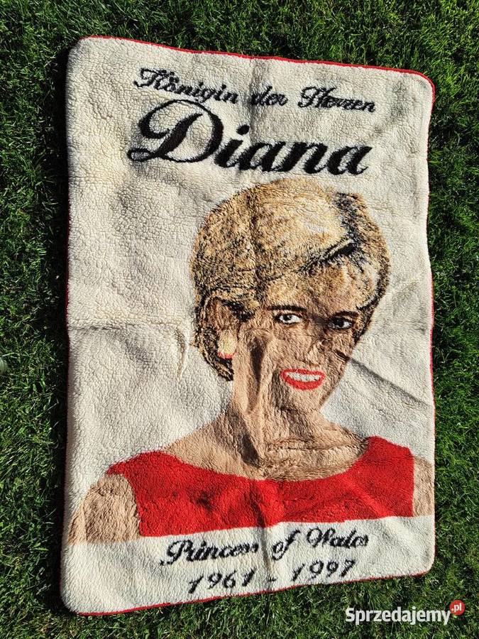Księżna Diana stary pamiątkowy koc sprzedam