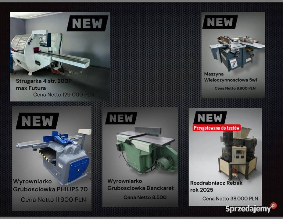 Sprzedam maszyny do obróbki drewna i nie Wadowice