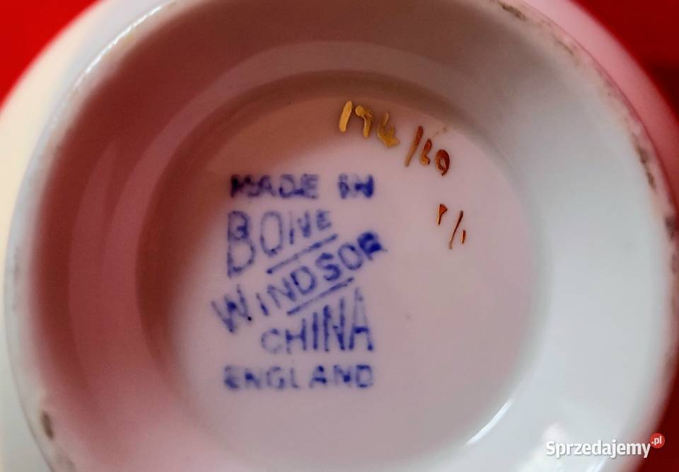 Śniadaniówka Windsor unikalna porcelana kostna Piekary Śląskie