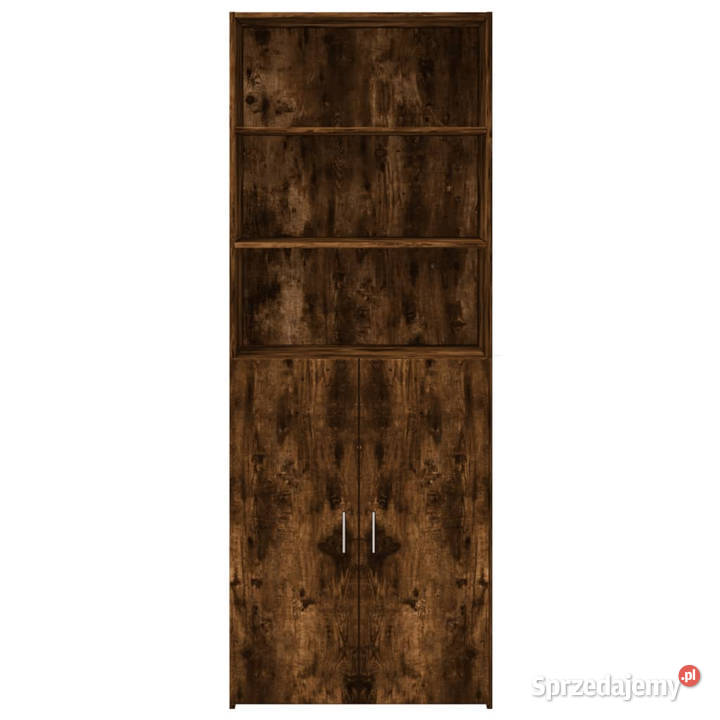 Wysoka szafka przydymiony dąb 80x425x185 Warszawa