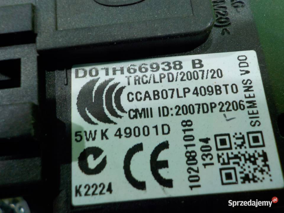 MAZDA 2 III DE 13 B 09r 3D stacyjka z kluczykiem Suków