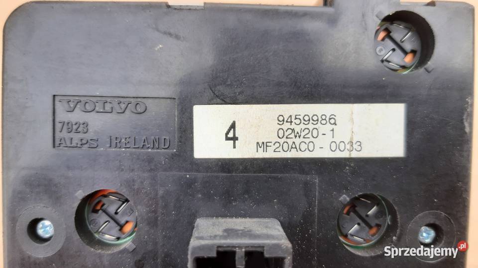 włącznik świateł Volvo S80 I 9459986 Panele sterowania, przełączniki Motoryzacja dolnośląskie Dębno