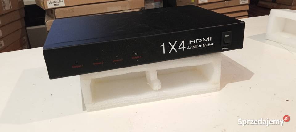 Nowy Rozdzielacz Splitter HDMI 1x4 Wzmacniacz 1 Malczyce