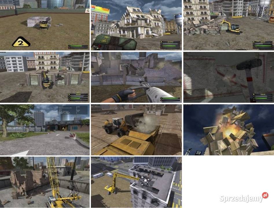 Maszyny Budowlane Symulator Demolki Buldożer gra Częstochowa sprzedam