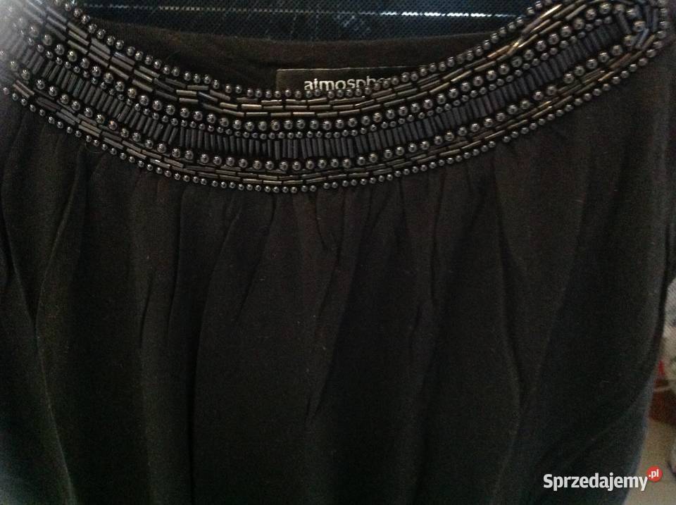 Top Bluzka Czarna Damska ATMOSPHERE S NOWA Nowa Sól