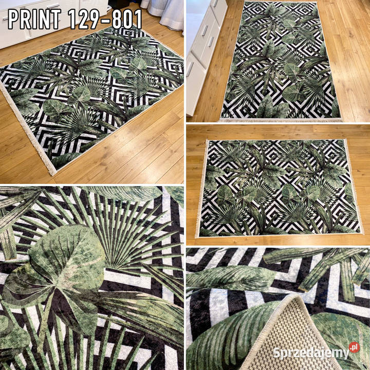 NOWOCZESNY DYWAN 130X190 PRINT 129801 CIENKI 1.9m Białystok