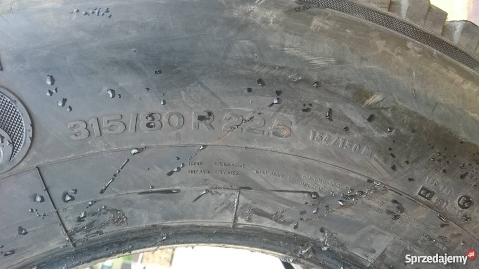 Opona ciężarowa SEMPERITO 31580R225 używana małopolskie Stryszawa