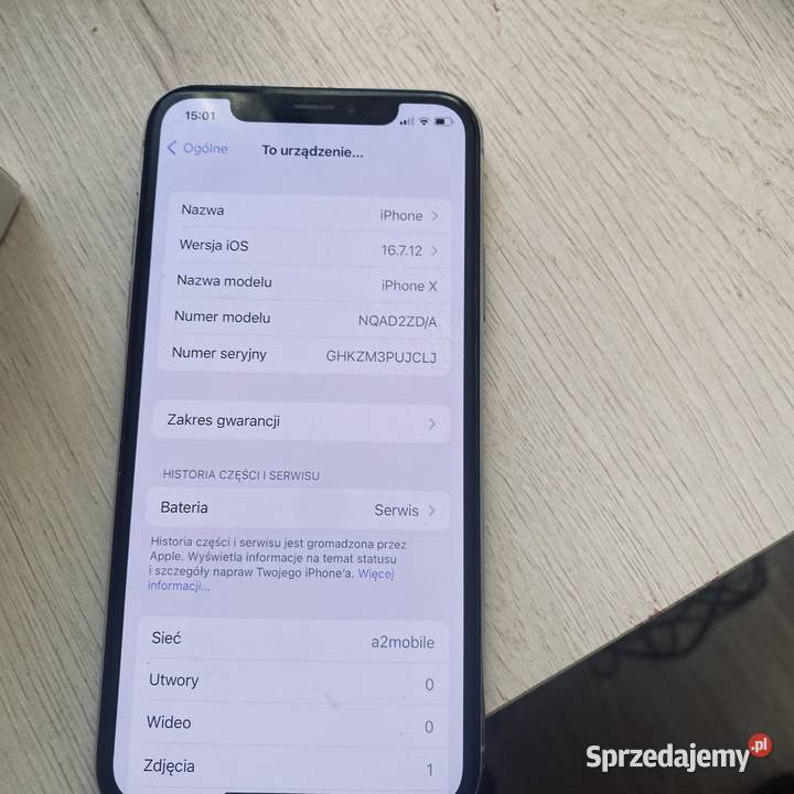 Smartfon IPhone X Apple / iPhone Elbląg