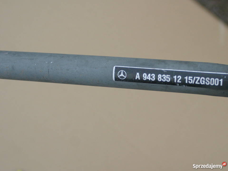 MERCEDES ACTROS MP2 RURKA WYDECHOWA OGRZEWANIA