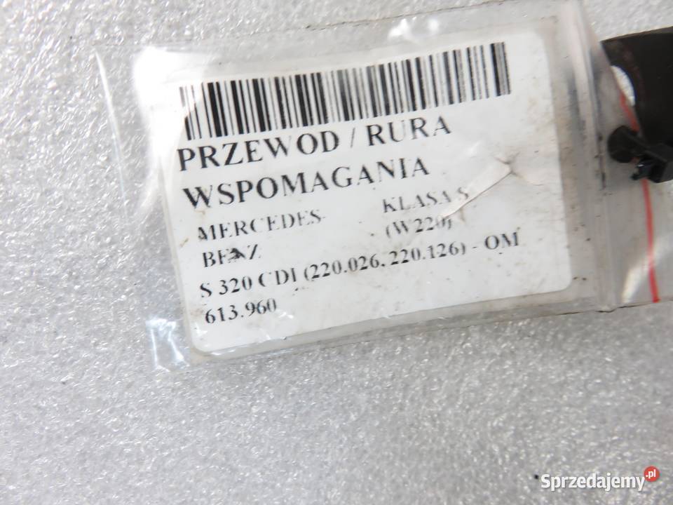 PRZEWÓD WSPOMAGANIA MERCEDES W220 S 320 CDI