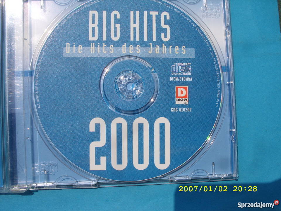 Skladanka CD BIG HITS 2000DIE HITS DES JAHRES Wołów
