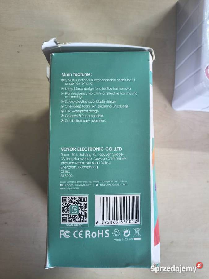 Depilator wielofunkcyjny VOYOR 5w1 Pozostałe